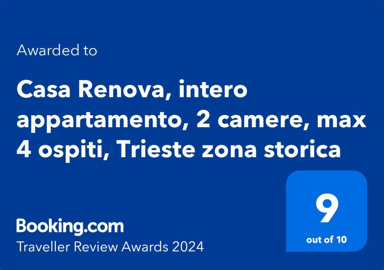 Casa Renova, Intero Appartamento, 2 Camere, Max 4 Ospiti, Trieste Zona Storica エクステリア 写真